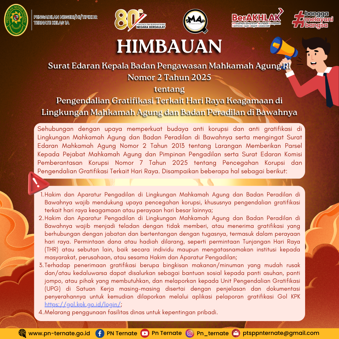 HIMBAUAN MENYAMBUT HARI RAYA IDUL FITRI